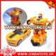 2017 car toys,deformation robot electric car with 3d light&music,children toys for sale